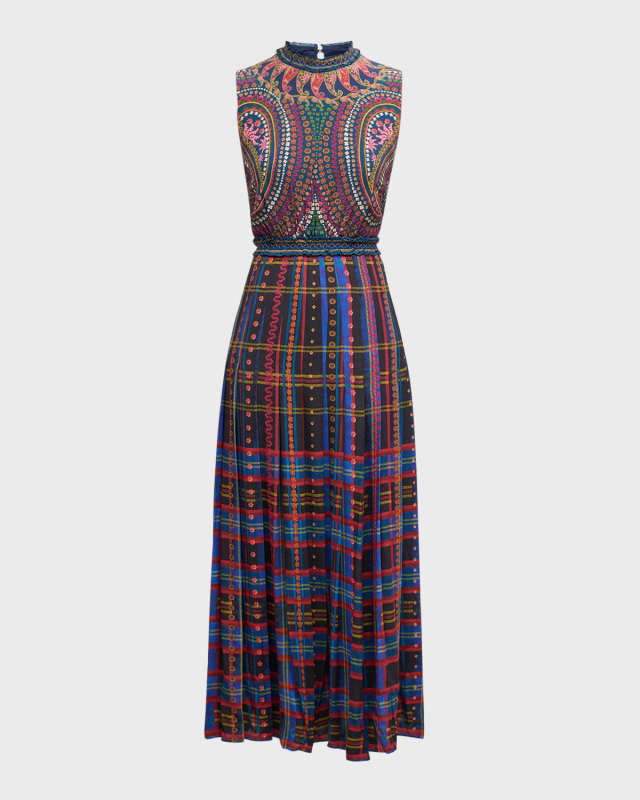Liza Sleeveless Slit Midi Dress