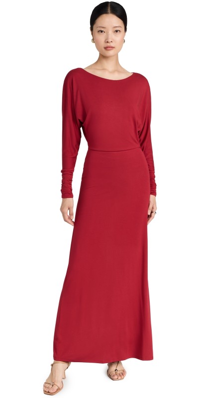 POSSE Sienna Dress Crimson