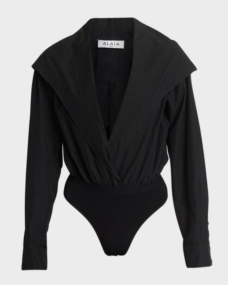 Hooded Shirt Bodysuit