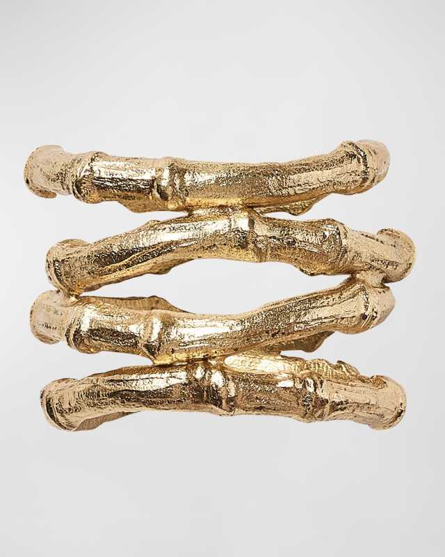 Bamboo Metal Napkin Ring