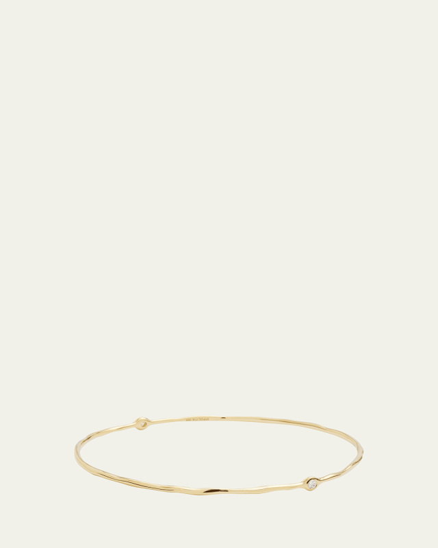 Superstar Bangle in 18K Gold with Diamonds