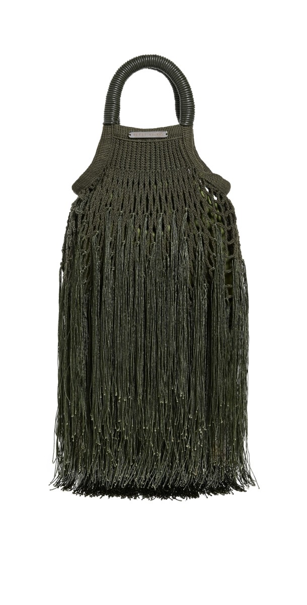 Petit Kouraj Mini Fringe Bag Safari