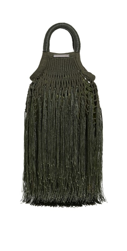 Petit Kouraj Mini Fringe Bag Safari