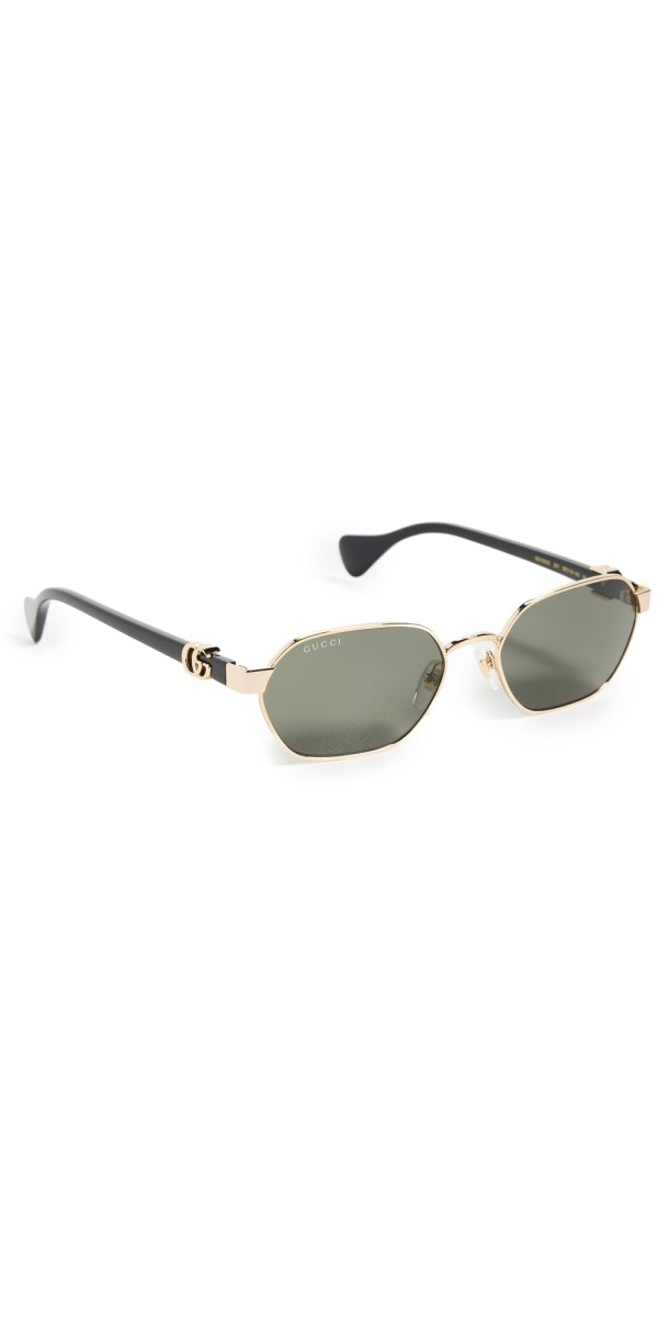 Gucci Mini Running Sunglasses Gold-Black-Grey