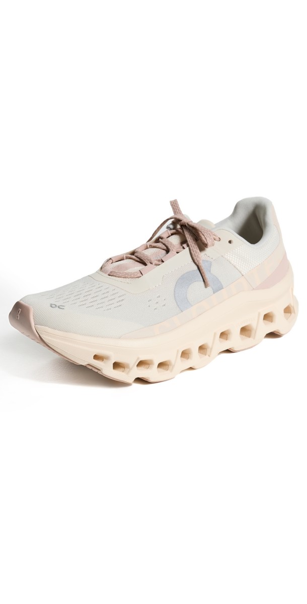 On Cloudmonster Sneakers Moon Fawn