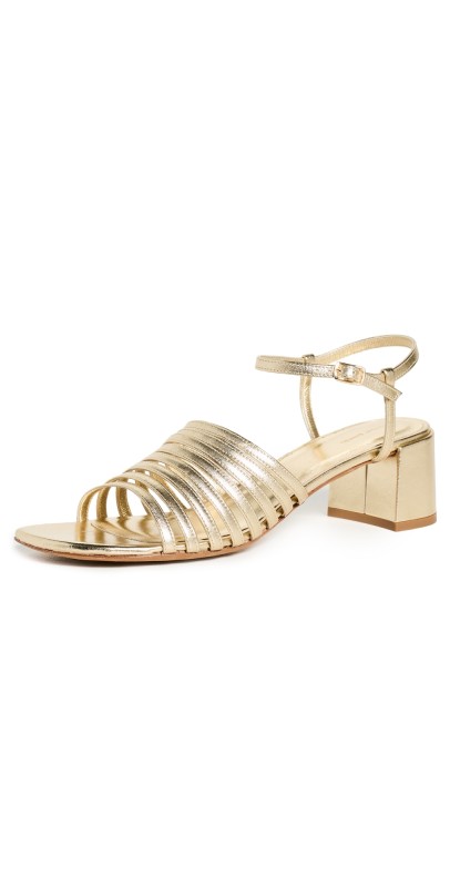 Mansur Gavriel Sun Sandals Gold