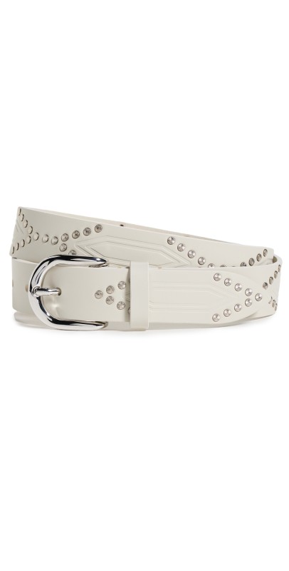 Isabel Marant Telly Belt Chalk/Silver