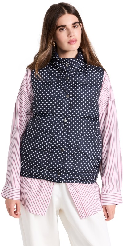 KULE The Simon Vest navy-cream