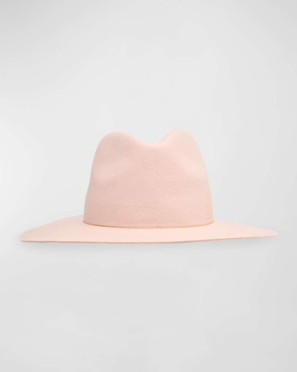 Basile Chained Merino Wool Fedora