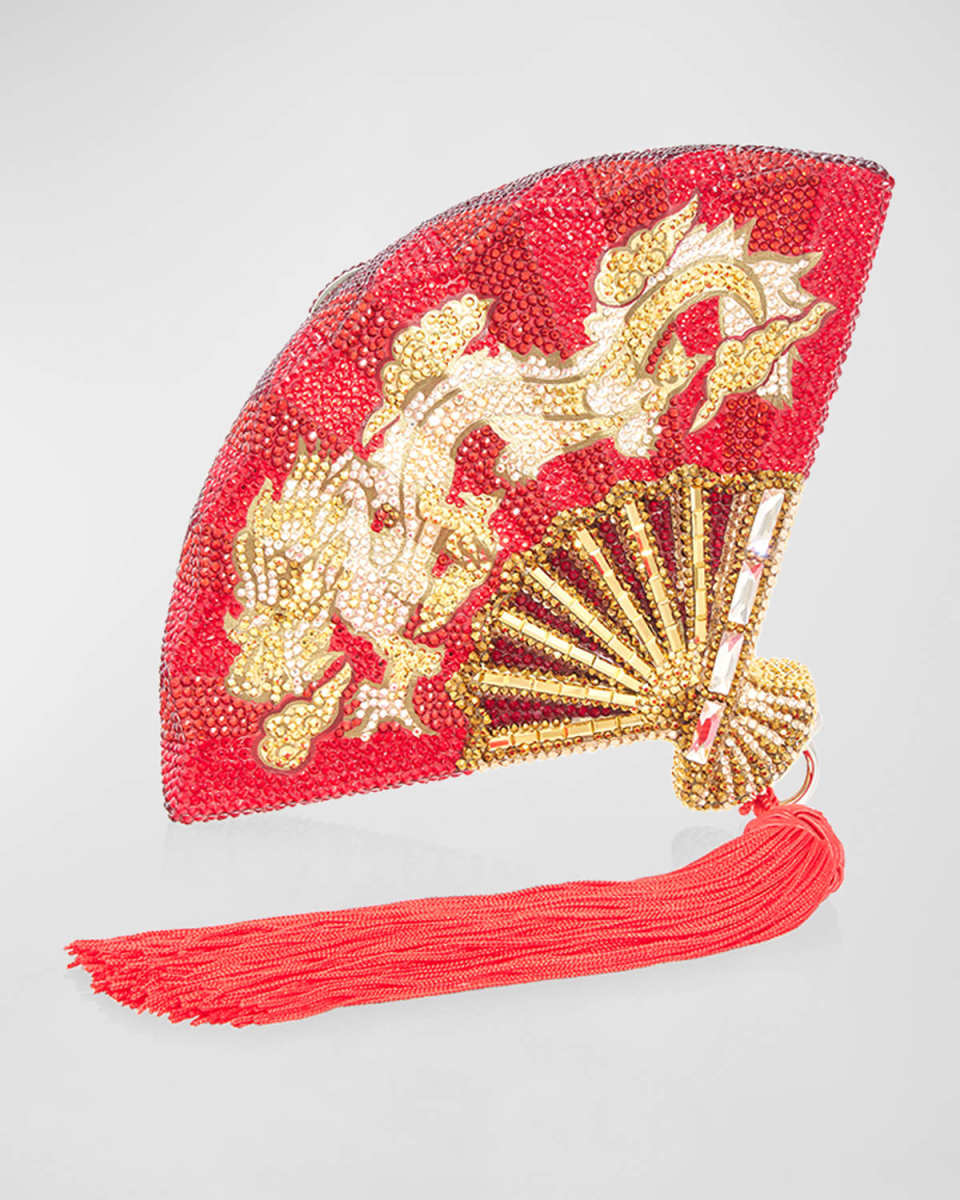 Lunar New Year 2024 Intrepid Dragon Fan Clutch Bag