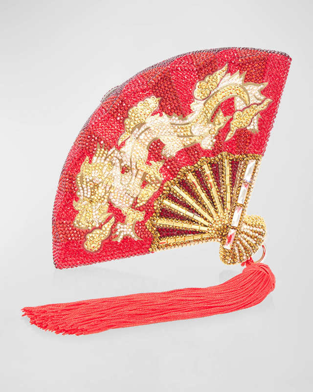 Lunar New Year 2024 Intrepid Dragon Fan Clutch Bag