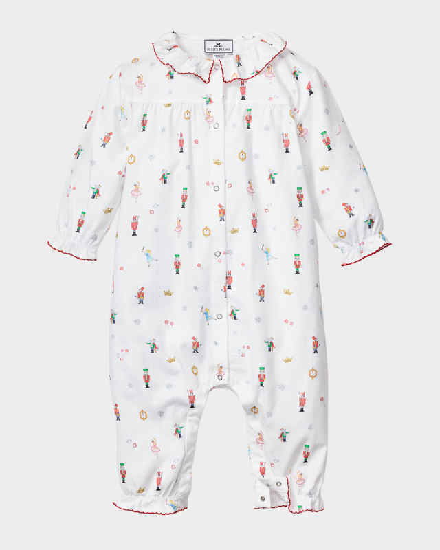 Girl's Madeline Night At The Nutcracker Coverall, Size Newborn-24