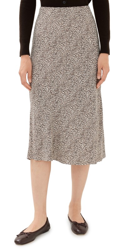 Jenni Kayne Leopard Slip Skirt Leopard