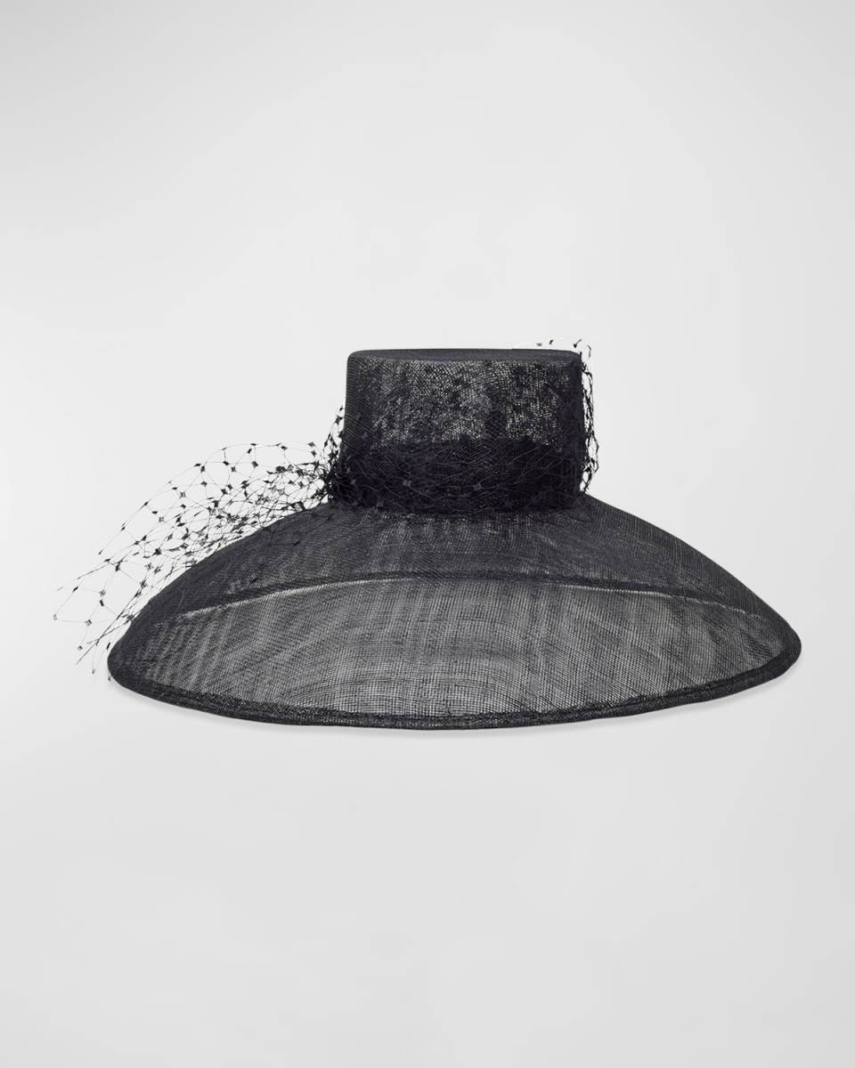 Joanne Veiled Hemp Fedora