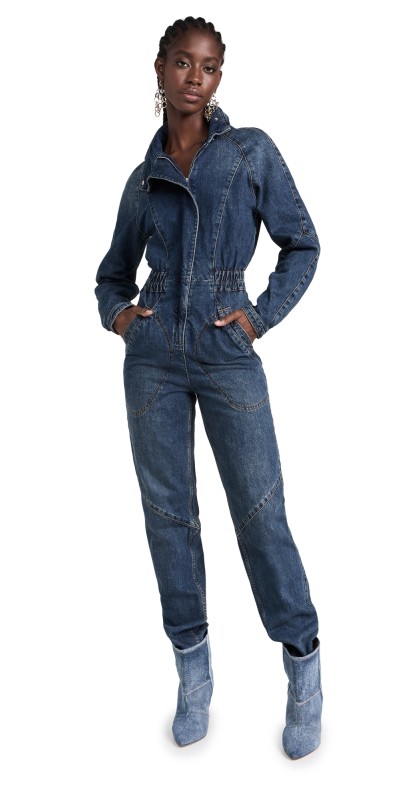 Isabel Marant Kimea Jumpsuit Dark Blue