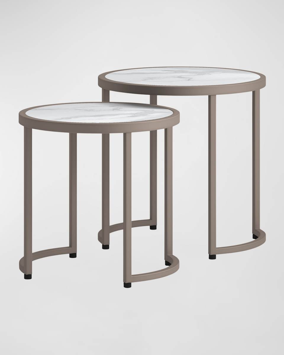 Domicile Outdoor Nesting Tables, Set of 2