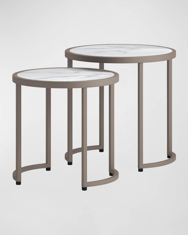 Domicile Outdoor Nesting Tables, Set of 2