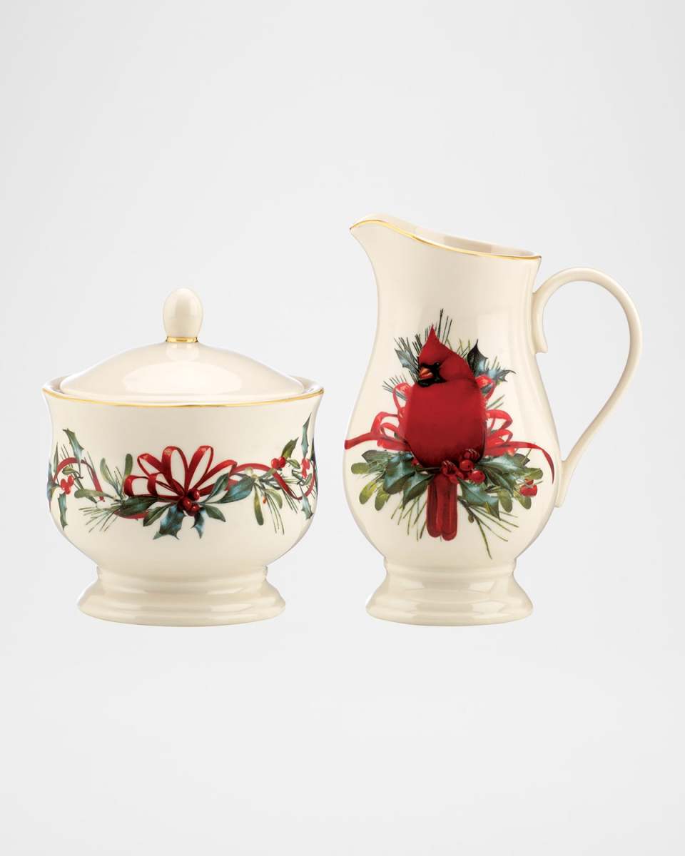 Winter Greetings Sugar & Creamer Set