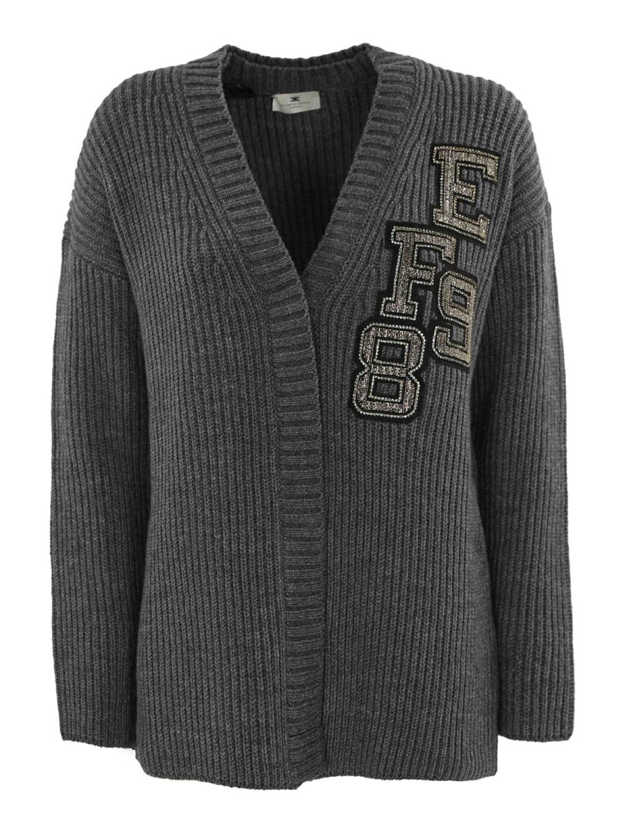 Elisabetta Franchi Cardigan - Gris