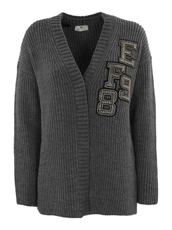 Elisabetta Franchi Cardigan - Gris
