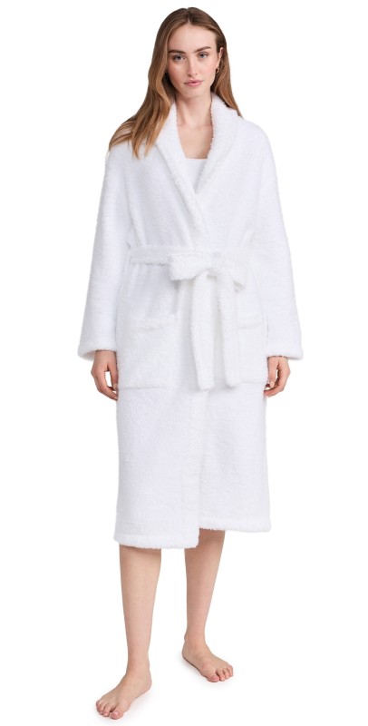 Barefoot Dreams CozyChic Adult Robe White