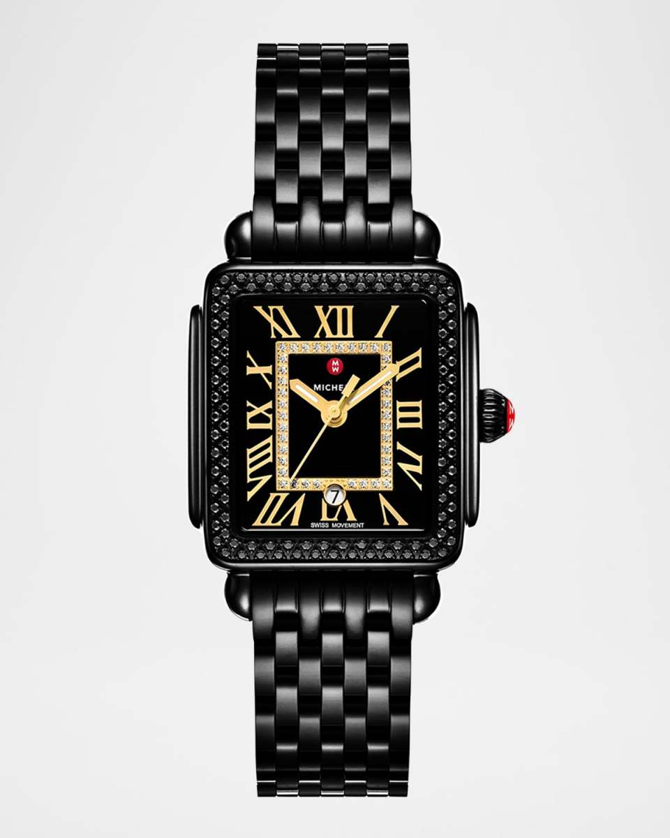 Deco Madison Noir Diamond Bracelet Watch