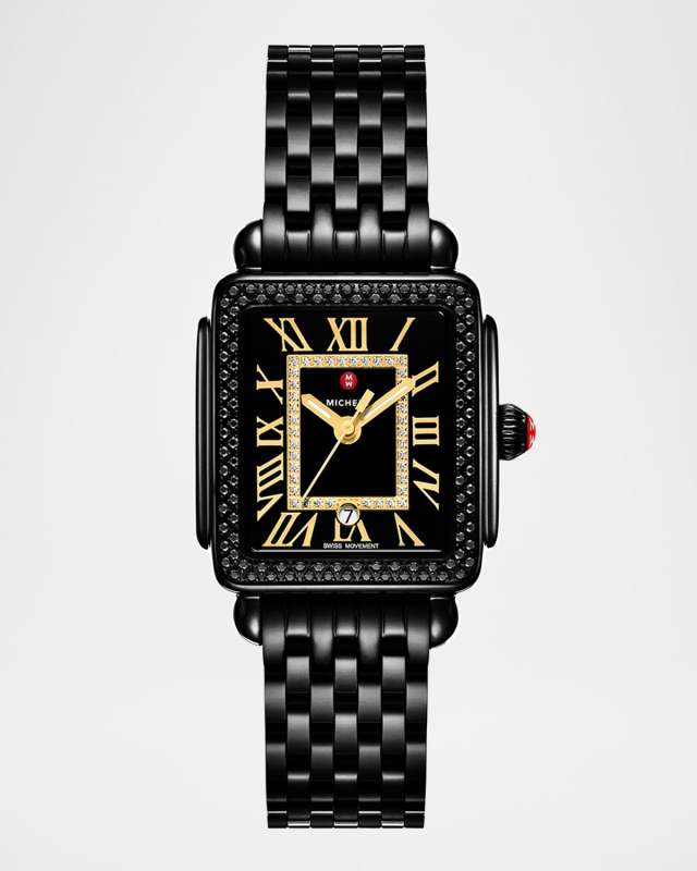 Deco Madison Noir Diamond Bracelet Watch