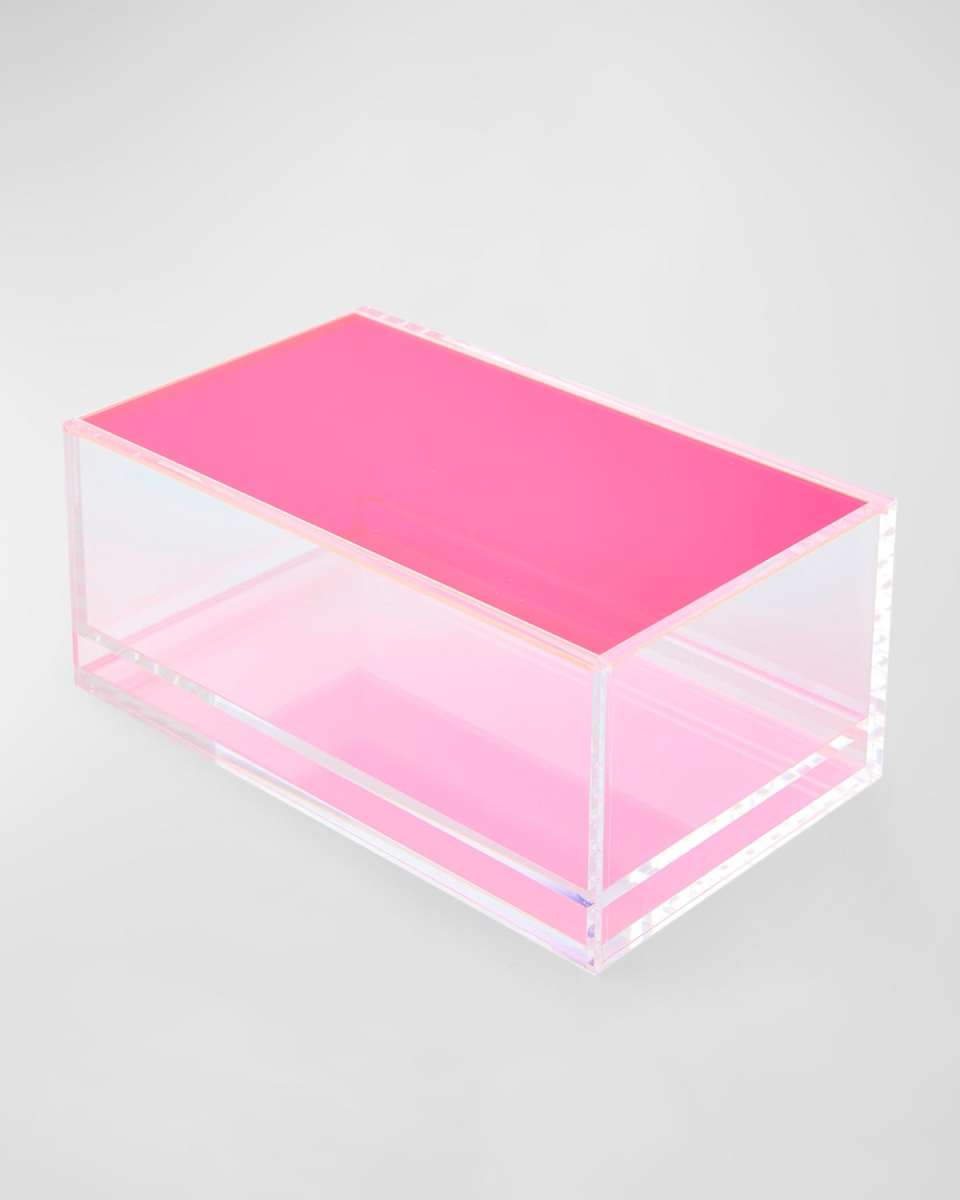 Neon Pink Acrylic Box