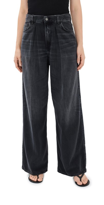 HAIKURE Candy Black Tencel Jeans Black Tencel