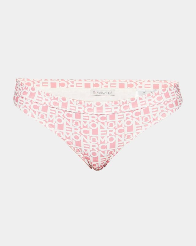 Logo Print Two-Piece Swimsuit