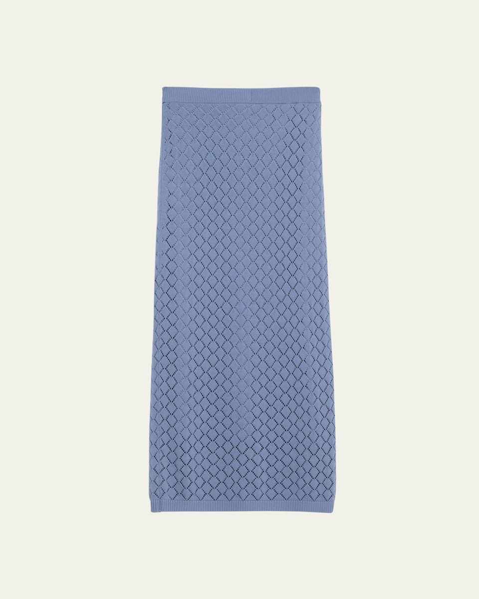 Addison Pointelle Knit Skirt