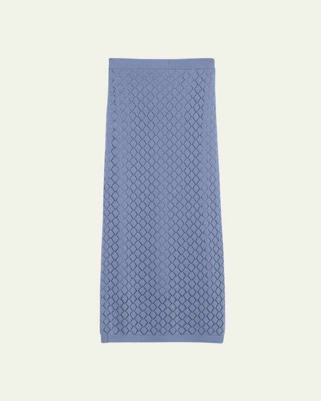 Addison Pointelle Knit Skirt
