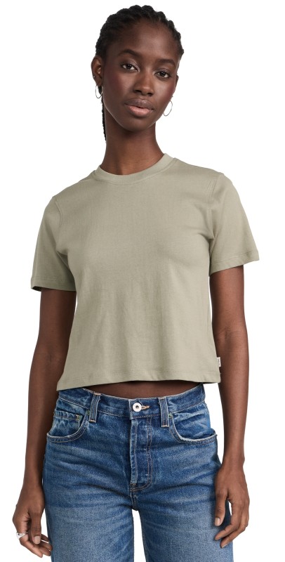 DL1961 Essential Tee Alpine Green (Ultimate Knit)