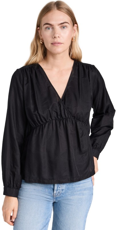 XIRENA Delia Top Black