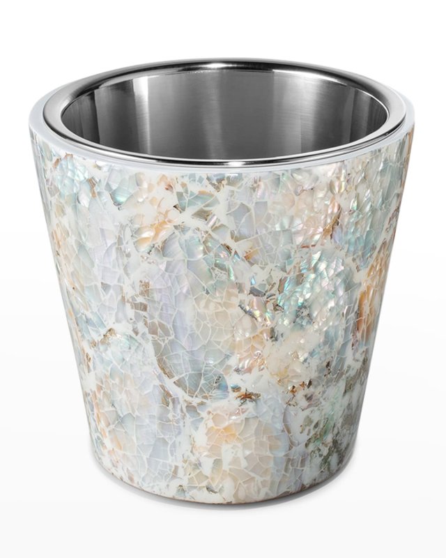 9" Mother-of-Pearl Ice Bucket