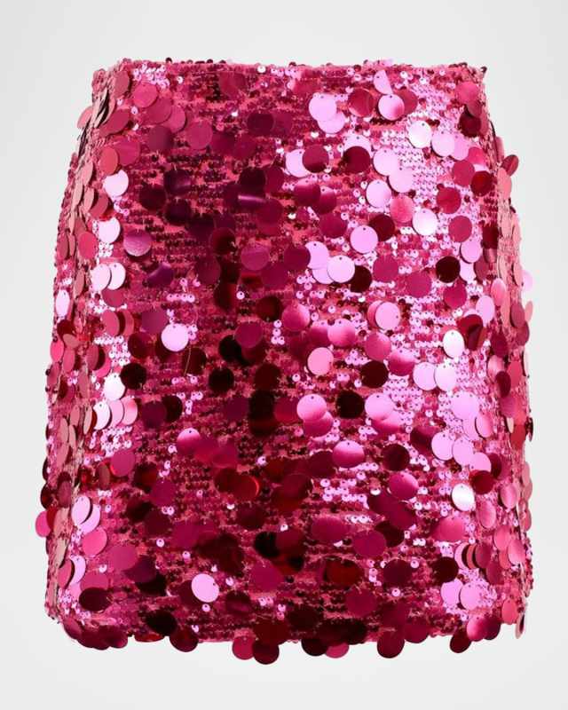 Girl's Magic Paillette Mini Sequin Skirt, Size 2-14