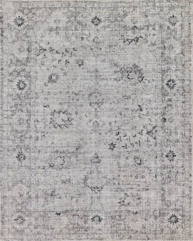 Cambridge Hand-Loomed Gray & Silver Rug, 9' x 12'