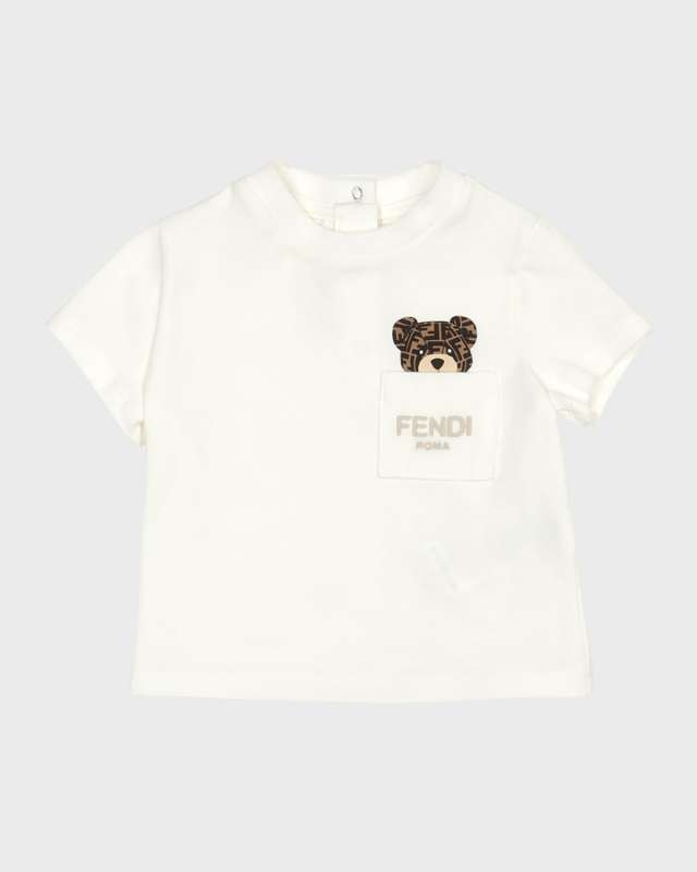 Kid's Monogram Bear Graphic T-Shirt, Size 6M-24M