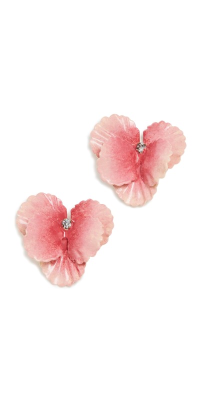 Jennifer Behr Penelope Earrings Wild Rose