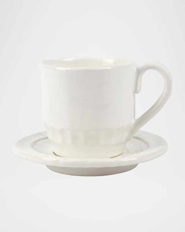 Pietra Serena Espresso Cup & Saucer, 4 oz.