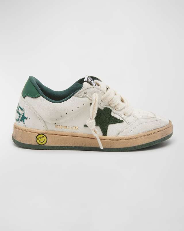Kid's Ballstar Low-Top Leather Sneakers