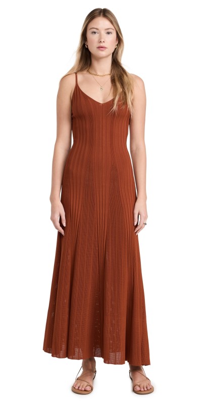ba & sh Pamila Dress Ecureuil