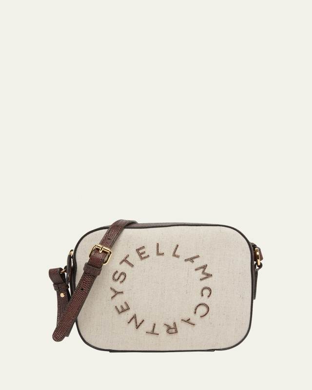 Logo Eco Canvas Camera Crossbody Bag
