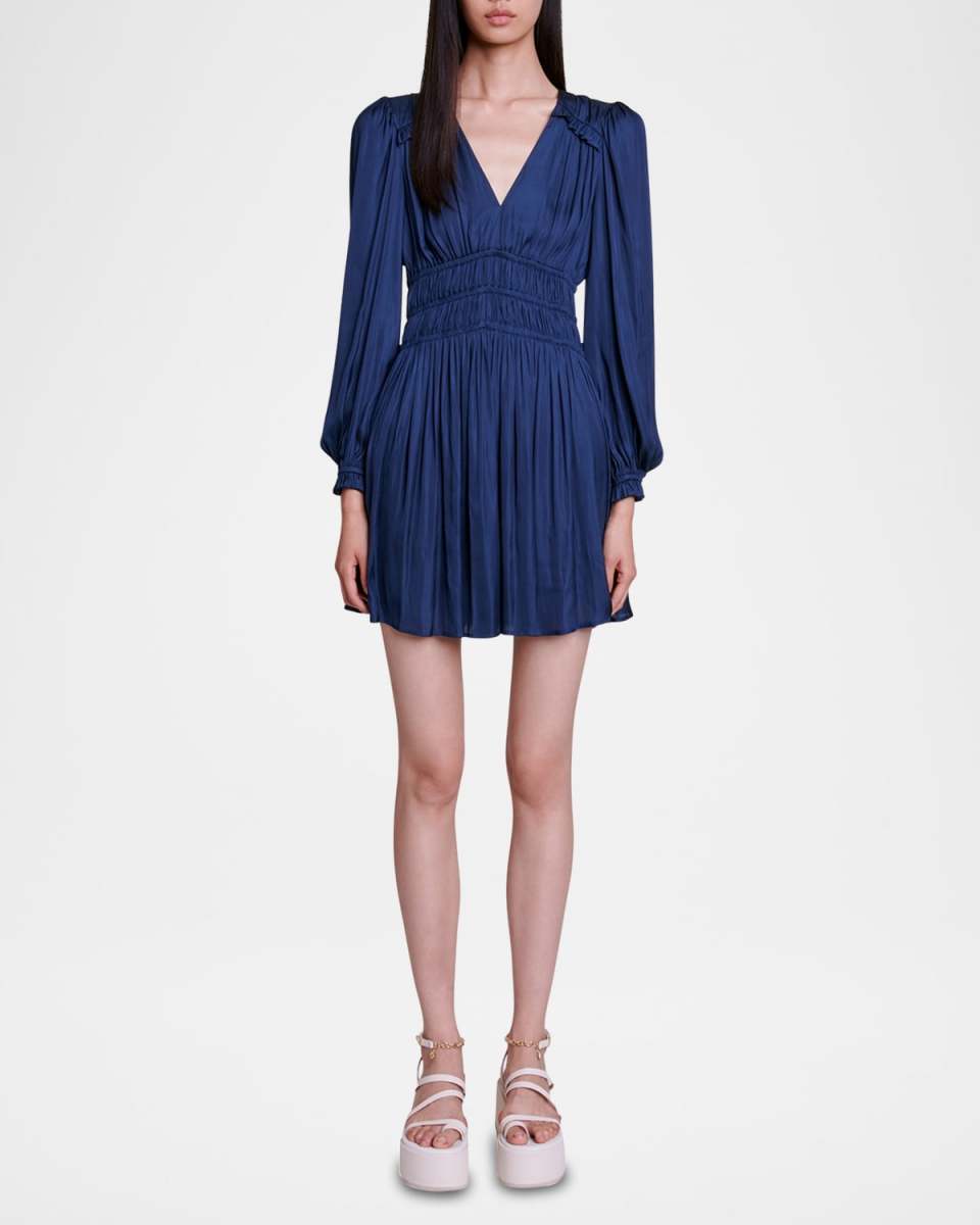 Rianne Gathered Mini Dress