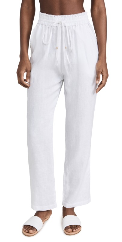 Bananhot Linen Pants White