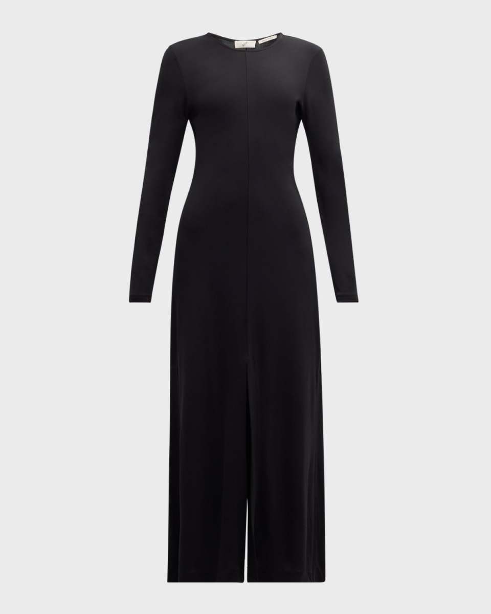 Incise Multi-Slit Maxi Dress