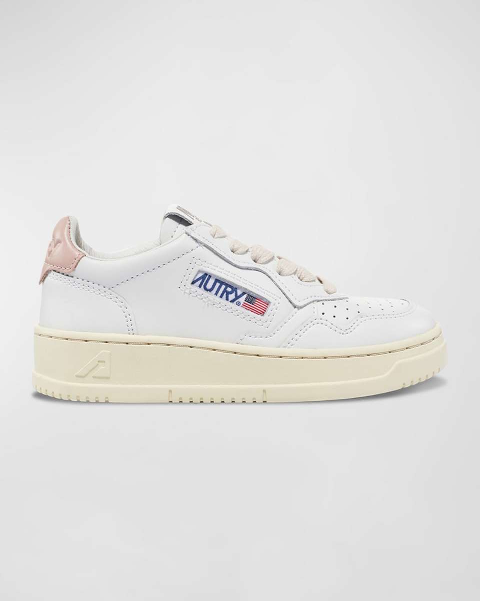 Kid's Dallas Leather Low-Top Sneakers, Size Toddlers/Kids