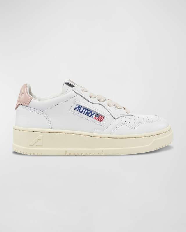 Kid's Dallas Leather Low-Top Sneakers, Size Toddlers/Kids