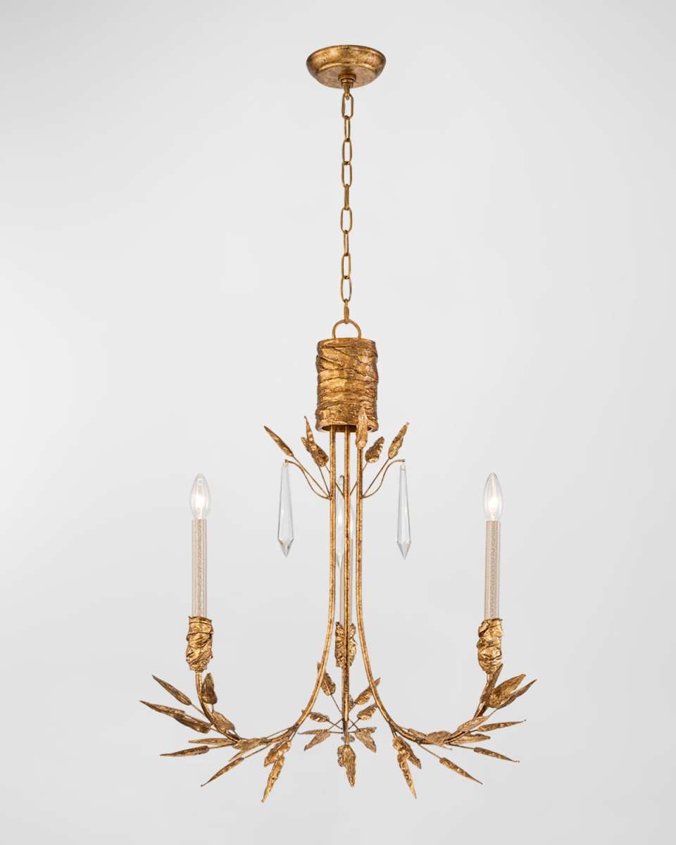 Palm d'Or 3-Light Chandelier