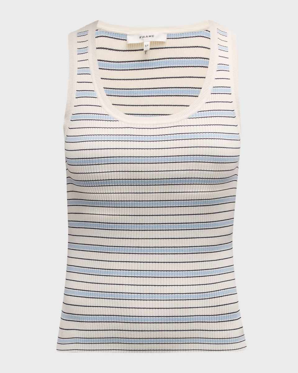 Striped Sweater Tank Top